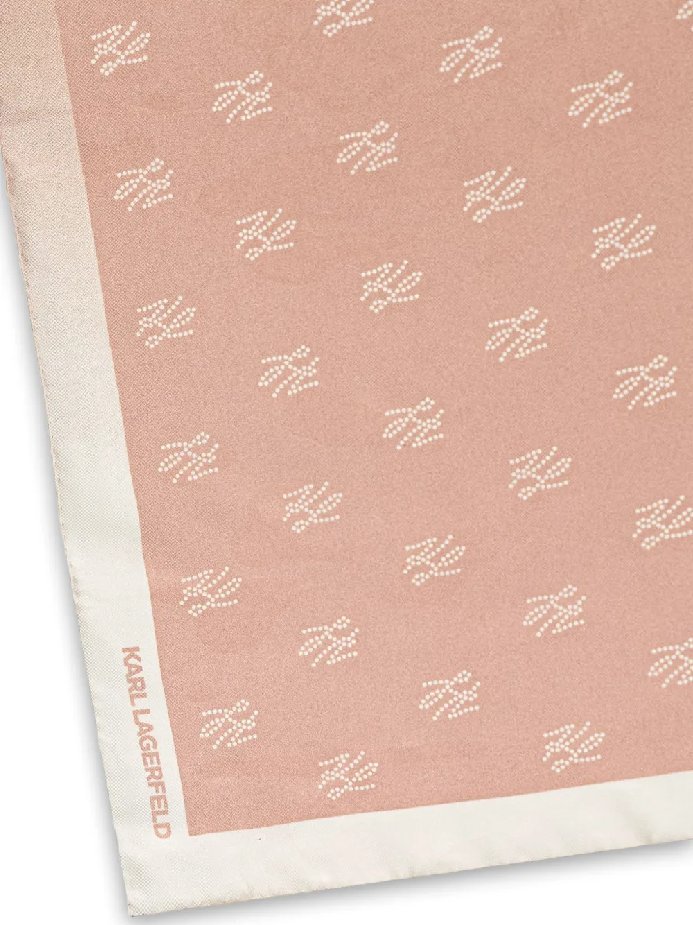 Karl Lagerfeld Sjaal met monogramprint Roze