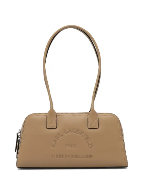 Karl Lagerfeld perforated-logo tote bag