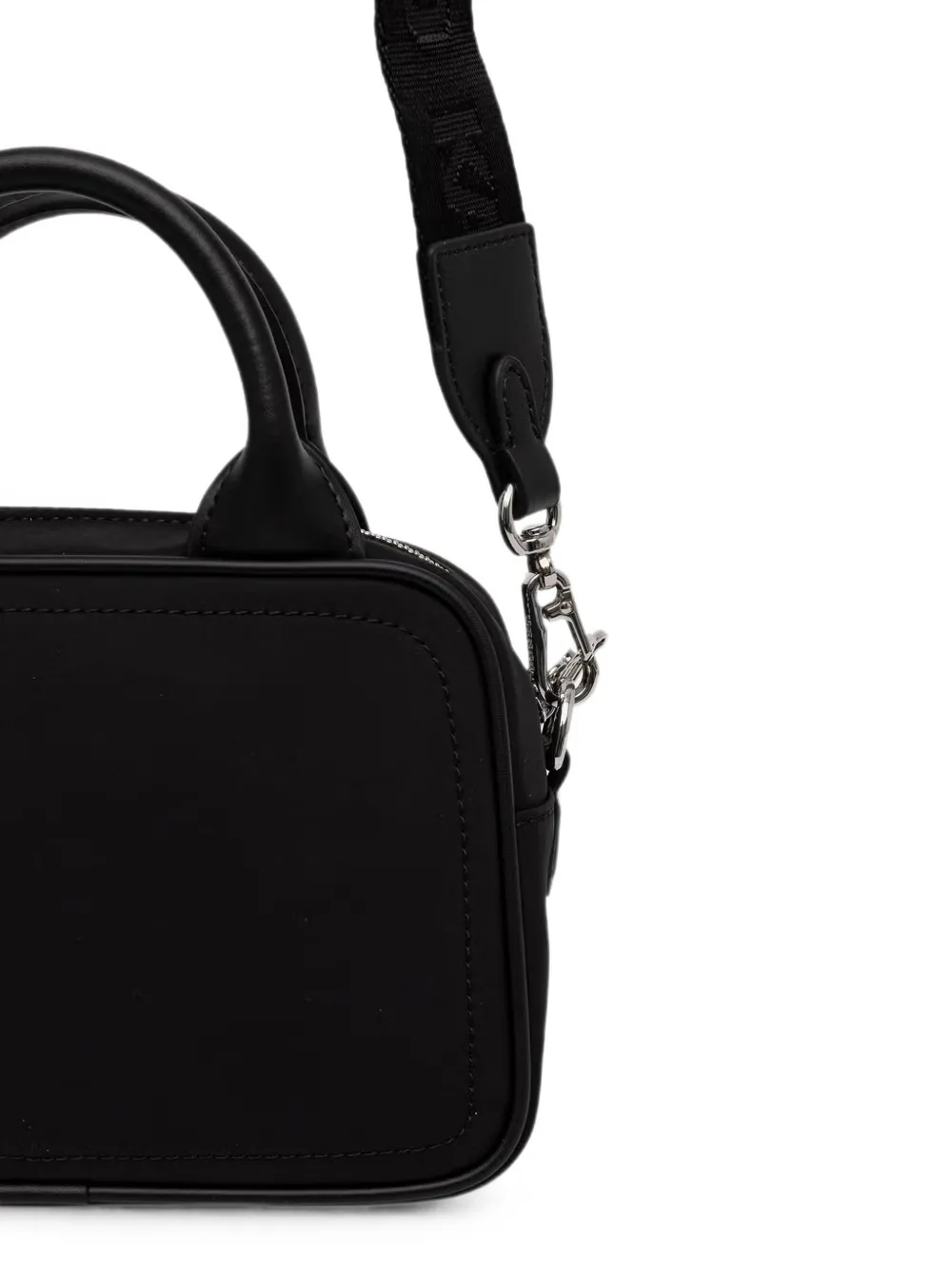Karl Lagerfeld Schoudertas met logo-band en bagagelabel Zwart