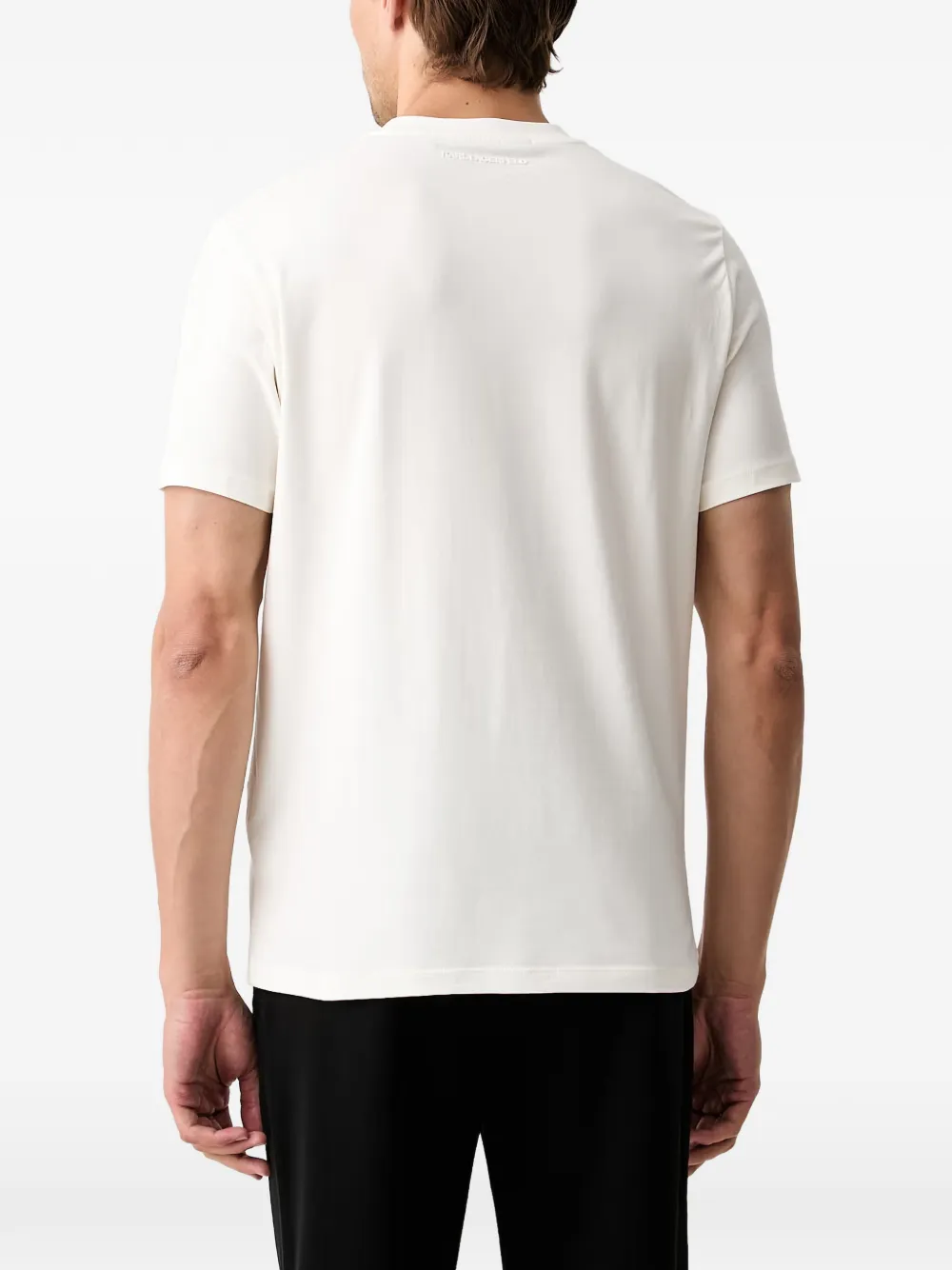 Karl Lagerfeld T-shirt met logoplakkaat Wit