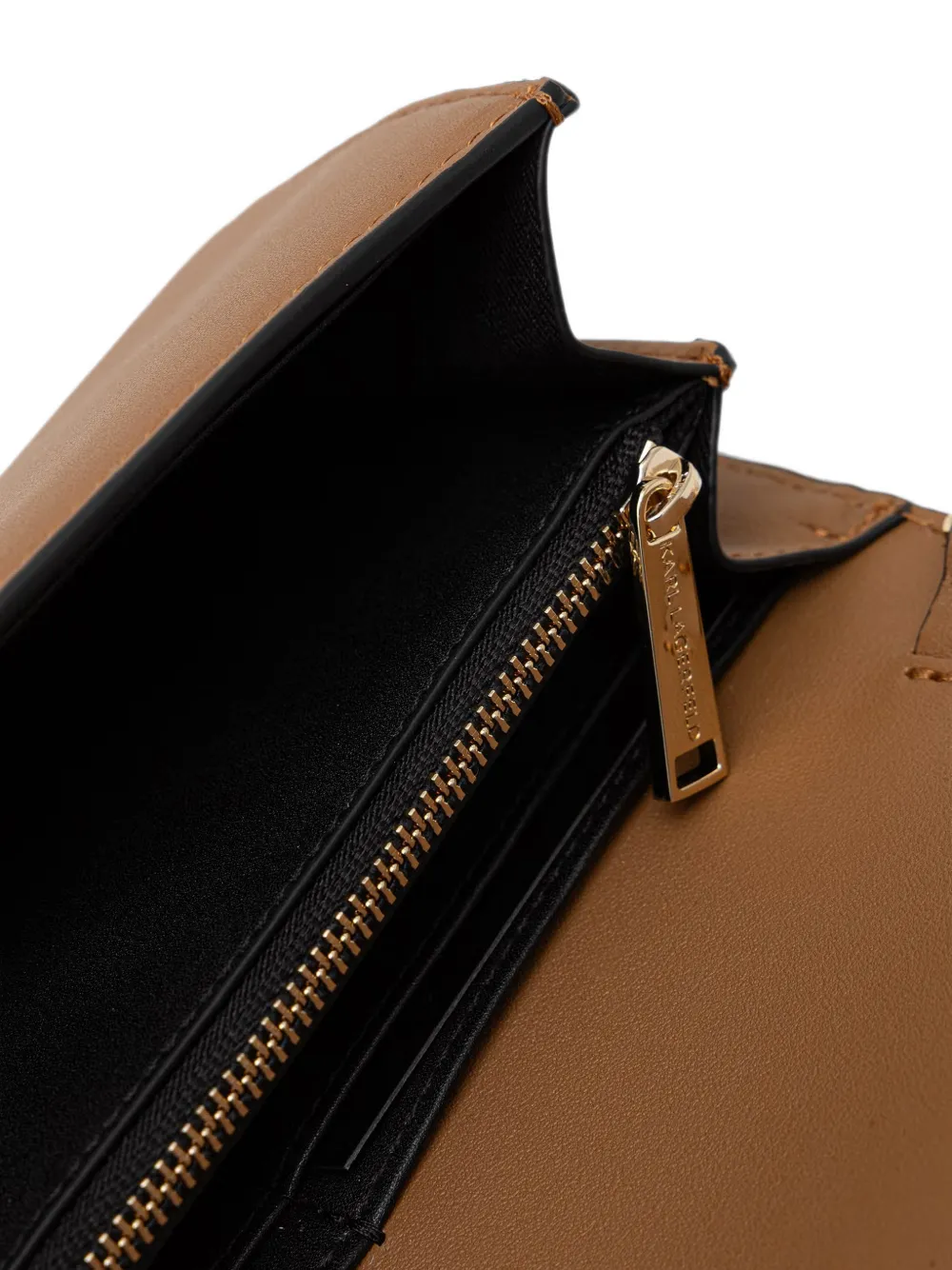 Karl Lagerfeld Karl Signature crossbodytas Bruin