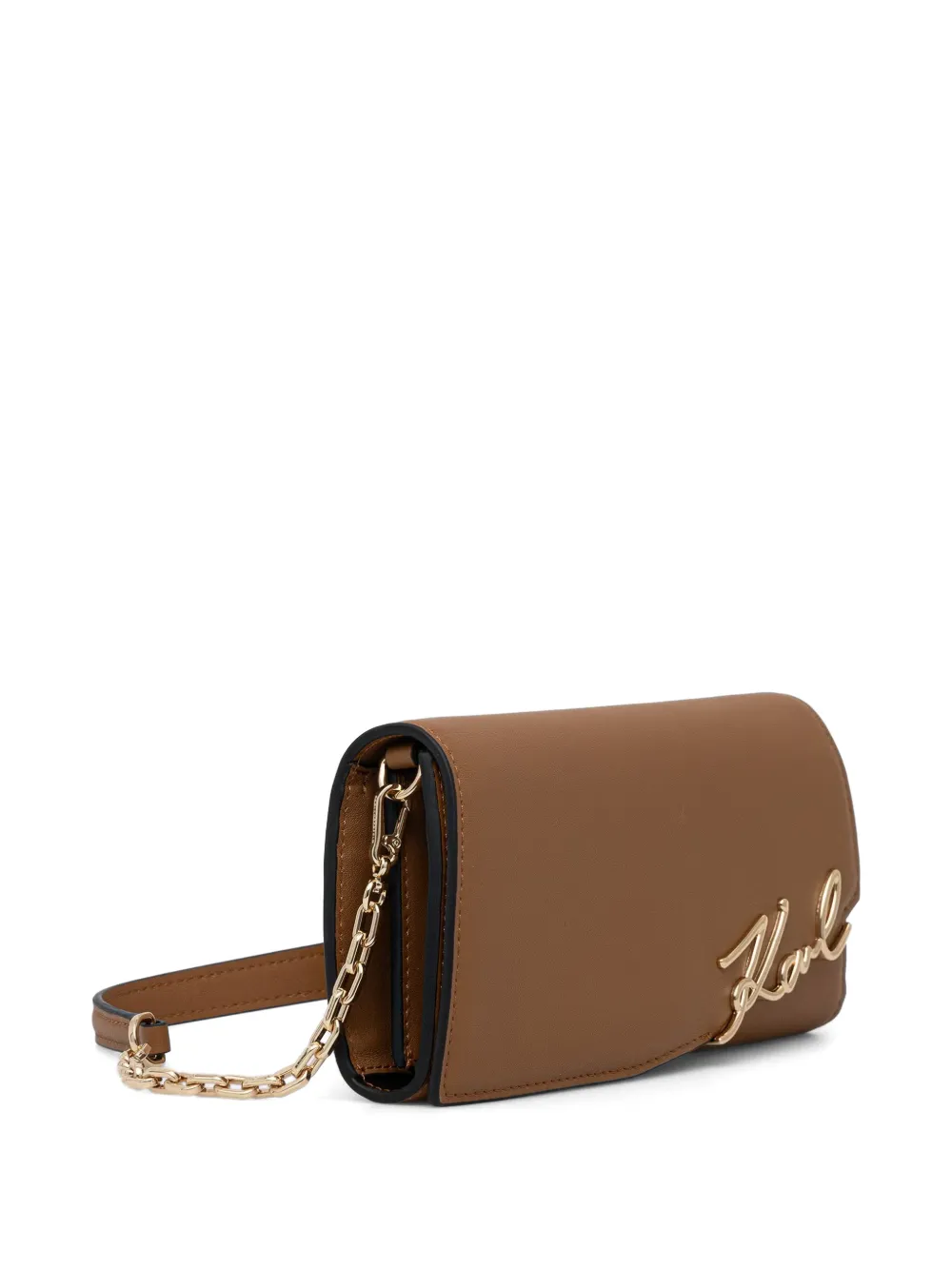 Karl Lagerfeld Karl Signature crossbodytas Bruin