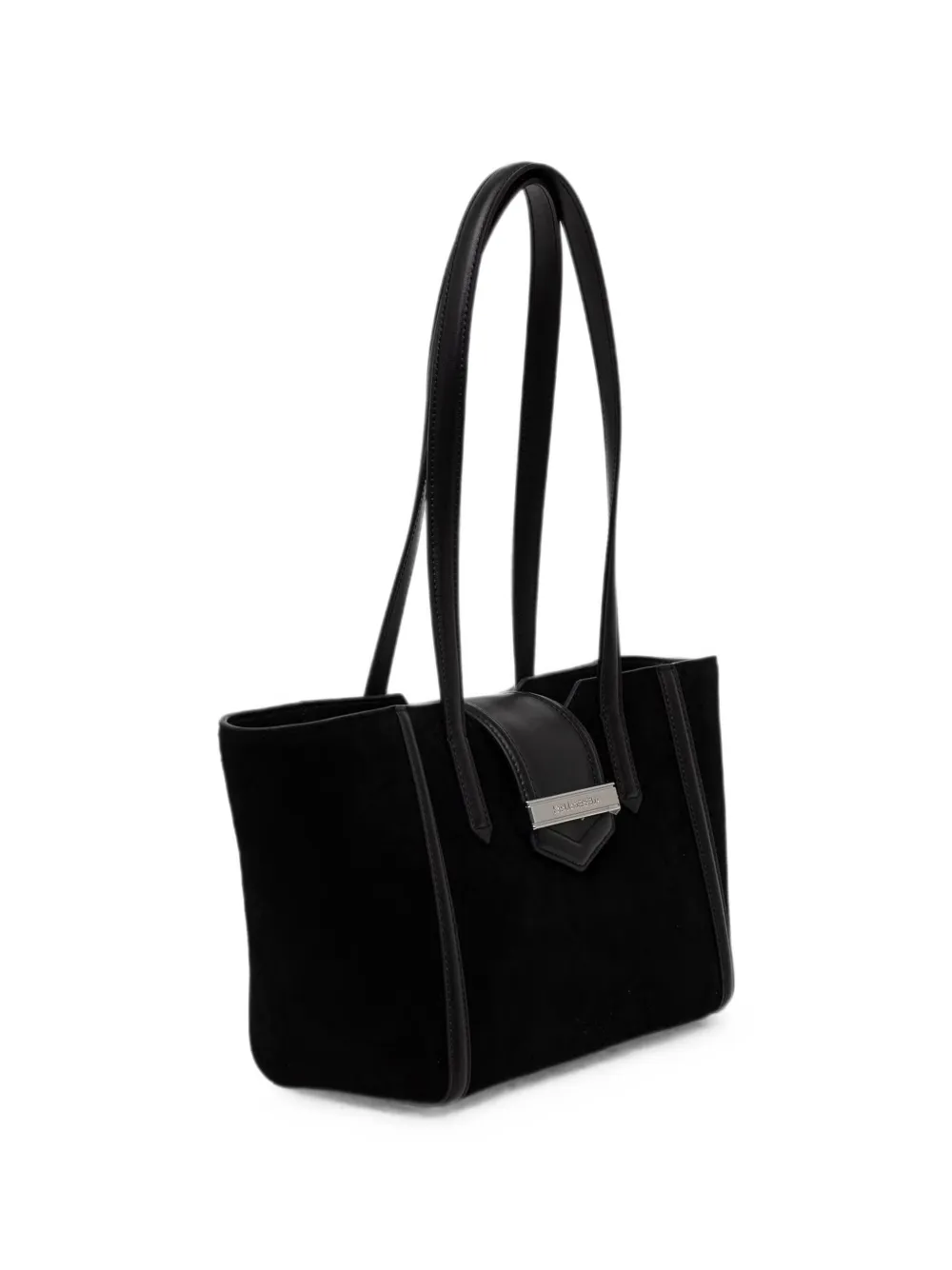 Karl Lagerfeld Shopper met logoplakkaat Zwart