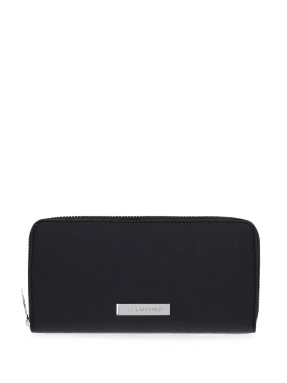 Karl Lagerfeld Ikon Pebble continental wallet - Nero