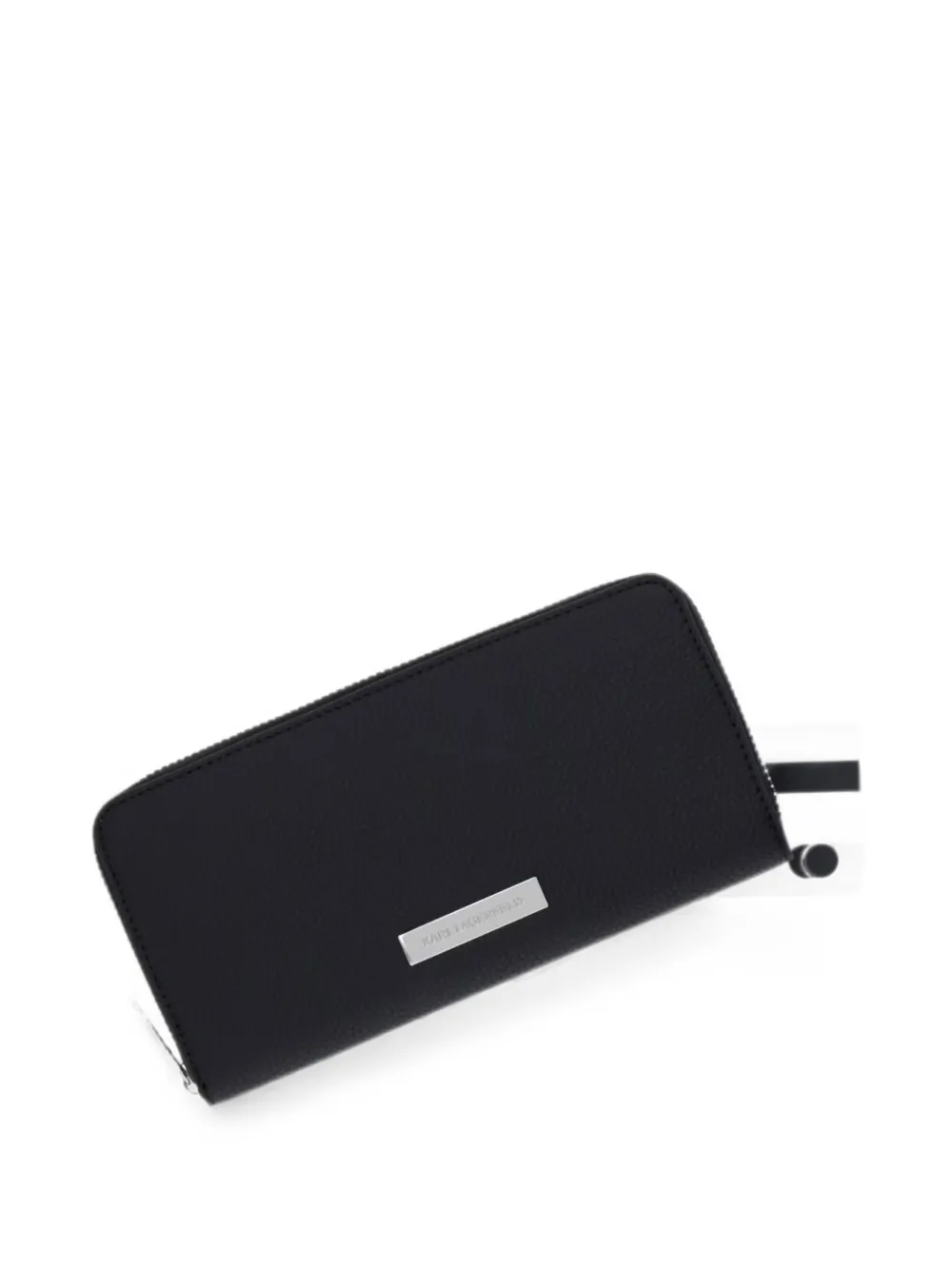 Karl Lagerfeld Ikon Pebble portemonnee Zwart