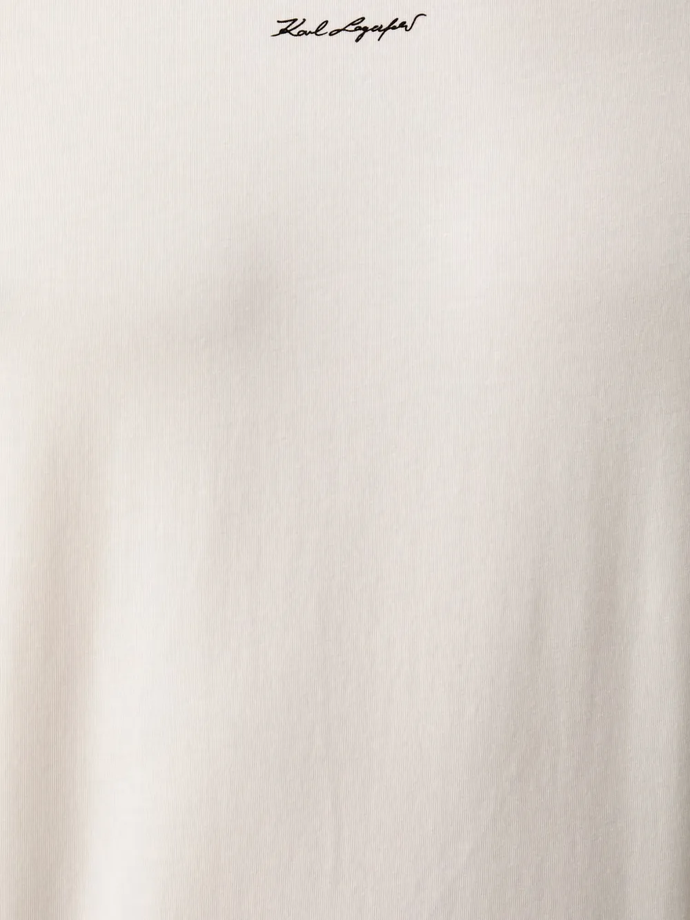 Karl Lagerfeld T-shirt met logoprint Beige