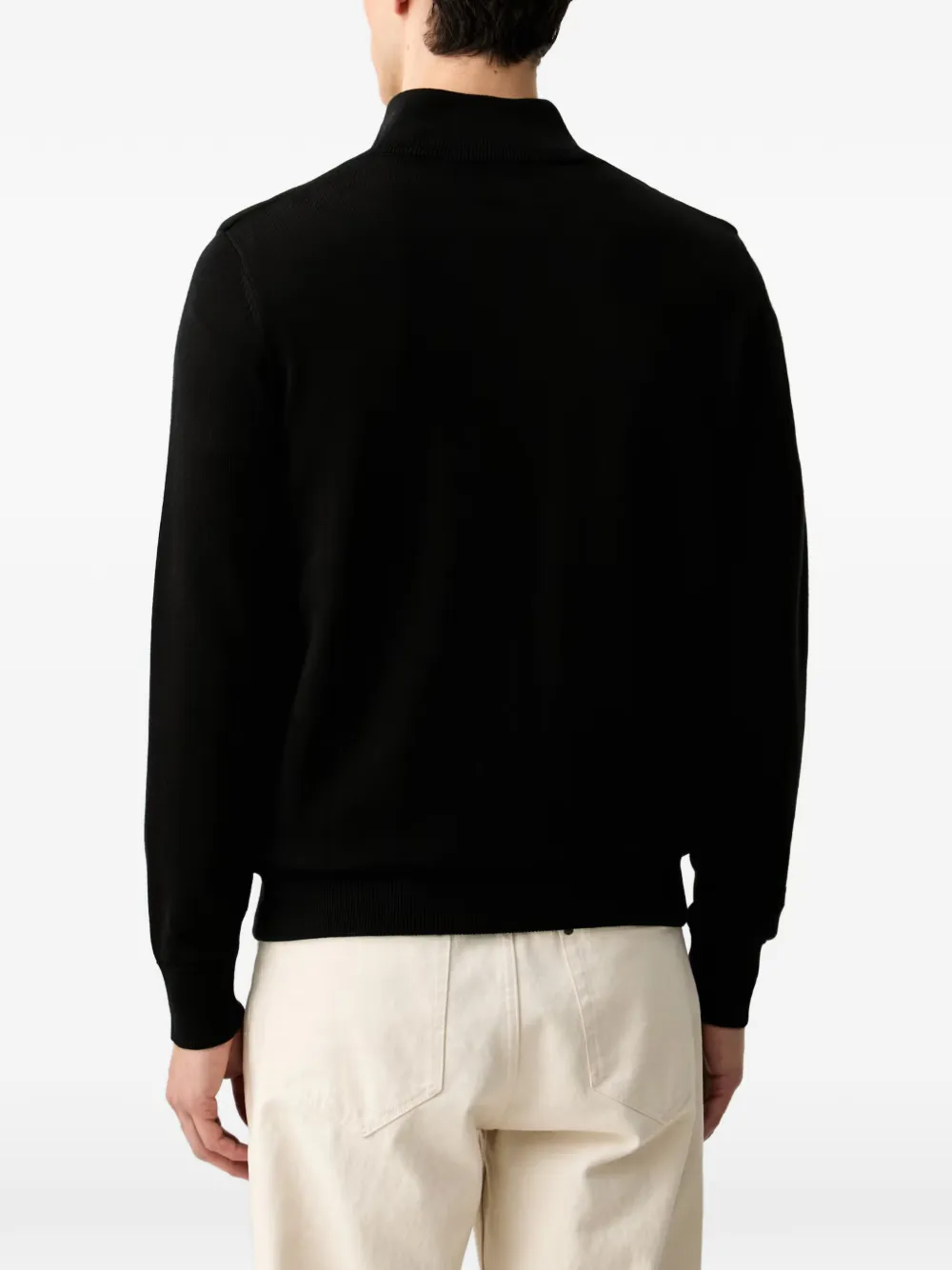 Karl Lagerfeld Jack met logoplakkaat Zwart