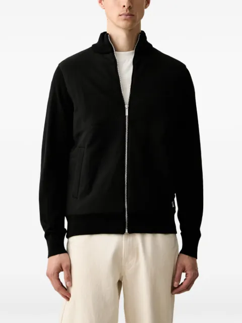 Karl Lagerfeld logo-plaque zip-up jacket
