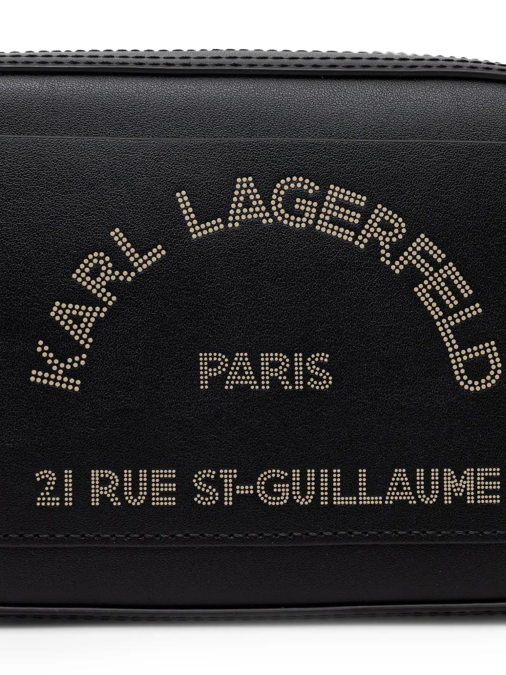 Karl Lagerfeld Schoudertas met logo van studs Zwart