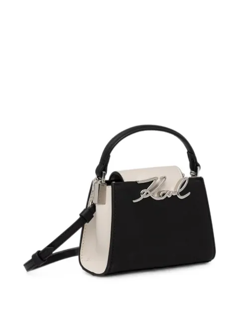 Karl Lagerfeld bolsa de hombro Karl Signature mini