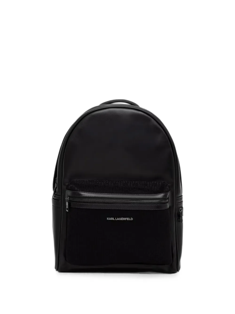 Karl Lagerfeld logo-plaque backpack - Nero