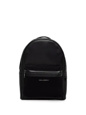 Emporio Armani zip-up Leather Backpack | Black | FARFETCH