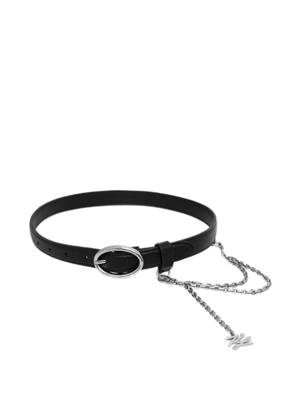 Karl Lagerfeld chain-link crystal-embellished belt - Nero