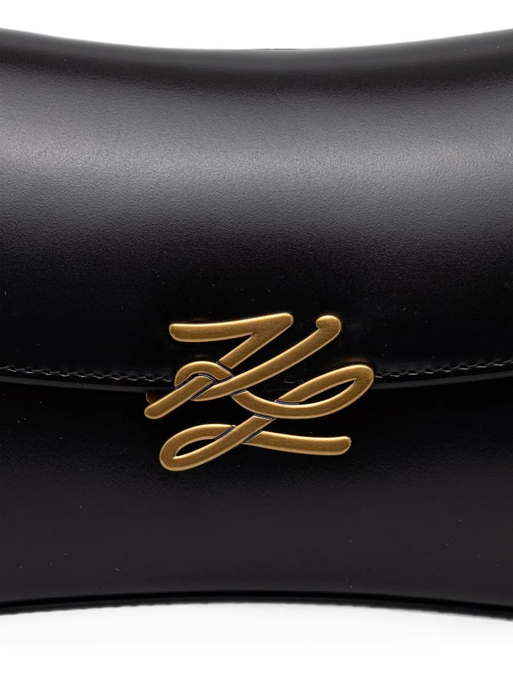 Karl Lagerfeld Schoudertas met logoplakkaat Zwart