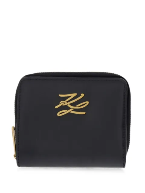 Karl Lagerfeld logo-plaque bifold wallet
