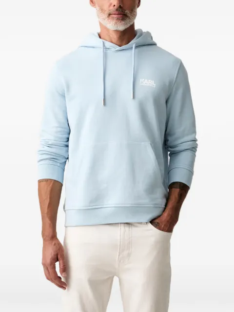 Karl Lagerfeld hoodie con logo estampado y cordones