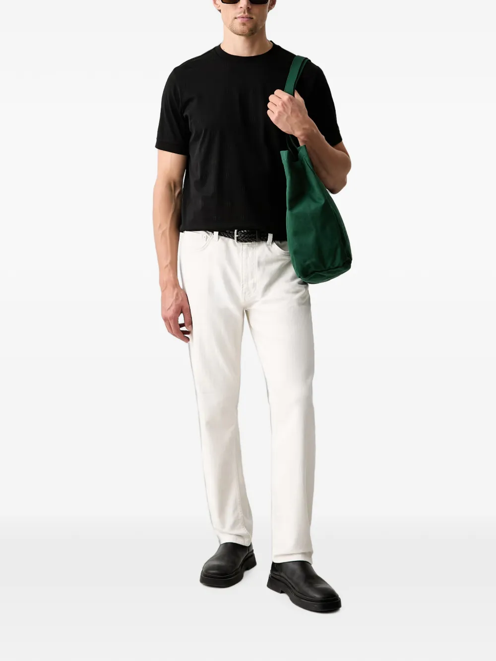 Karl Lagerfeld T-shirt met monogramprint Zwart