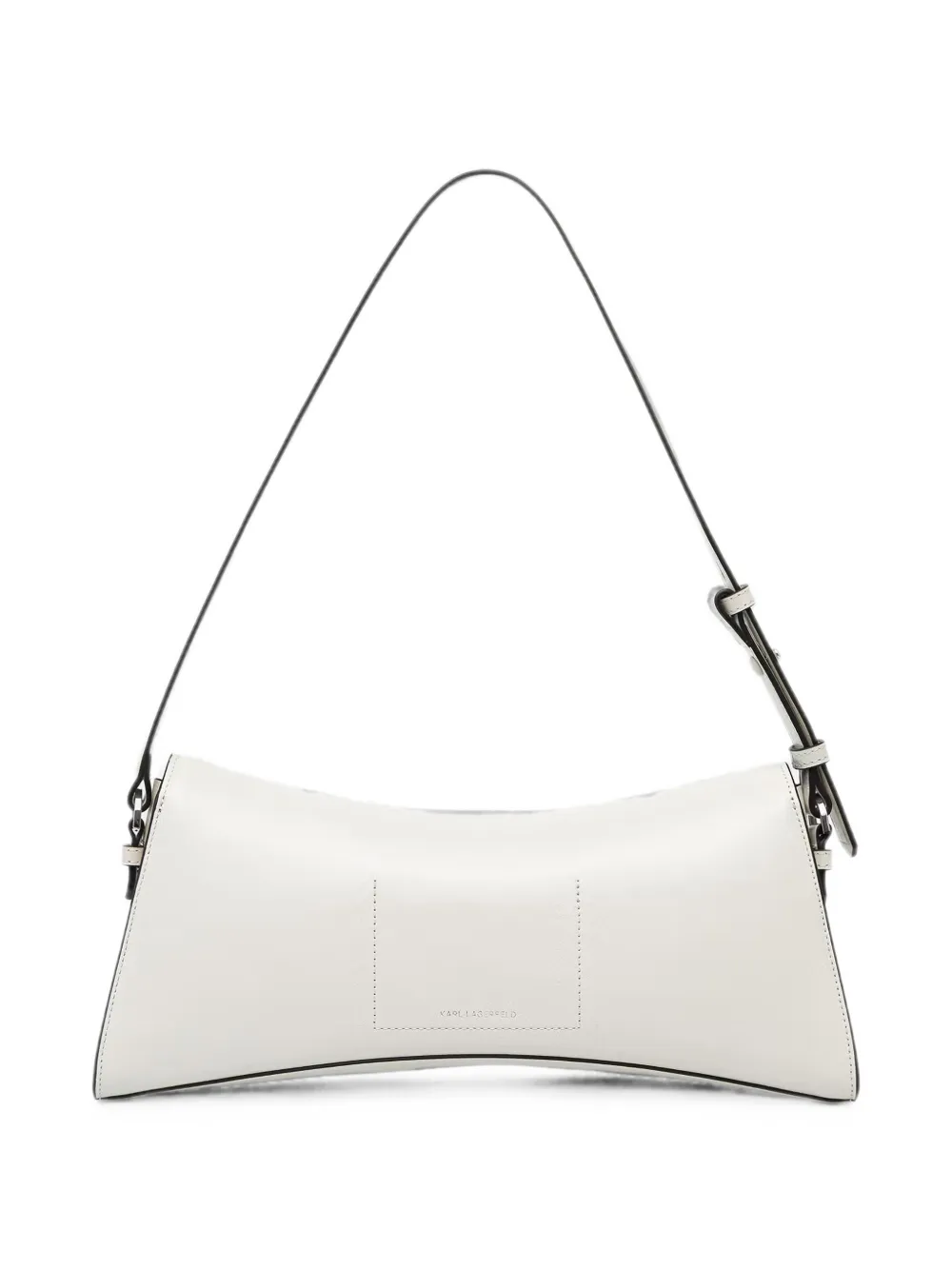 Karl Lagerfeld K Autograph Twist schoudertas met logoplakkaat Wit
