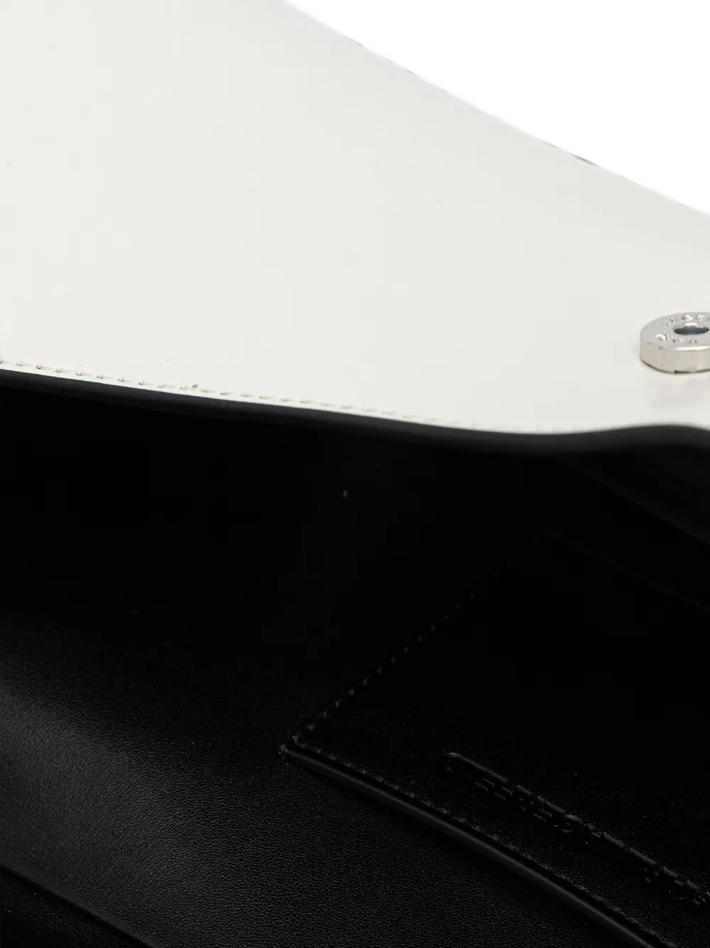 Karl Lagerfeld K Autograph Twist schoudertas met logoplakkaat Wit