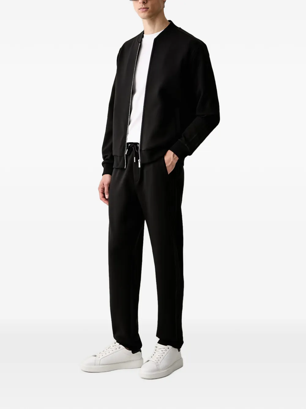 Karl Lagerfeld Trainingsbroek met logoband Zwart