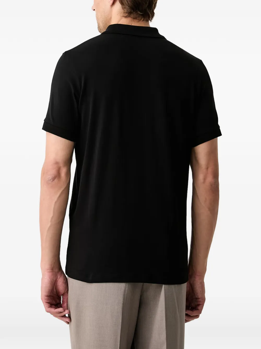 Karl Lagerfeld Poloshirt met logoprint Zwart
