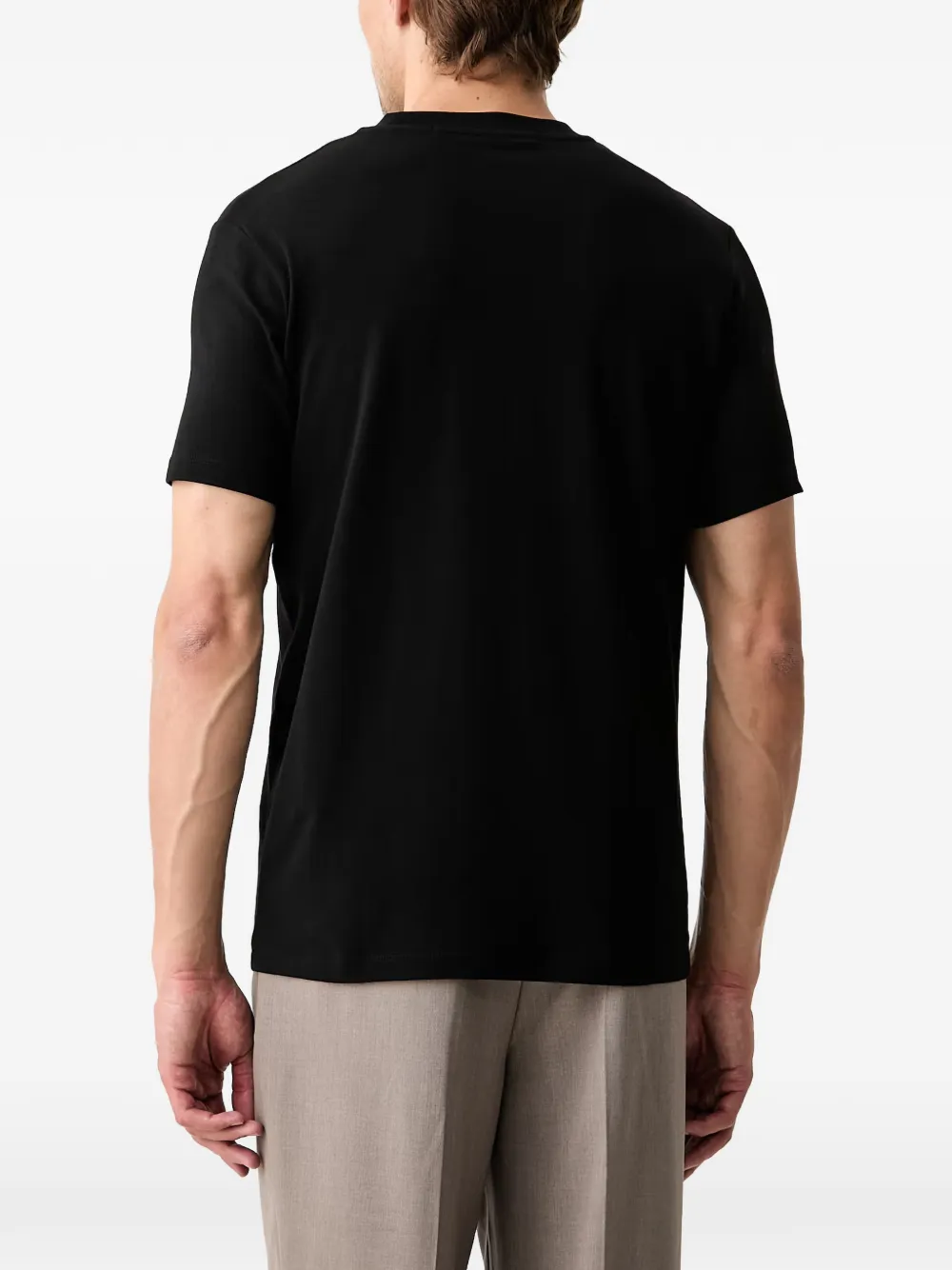 Karl Lagerfeld T-shirt met geborduurd logo Zwart