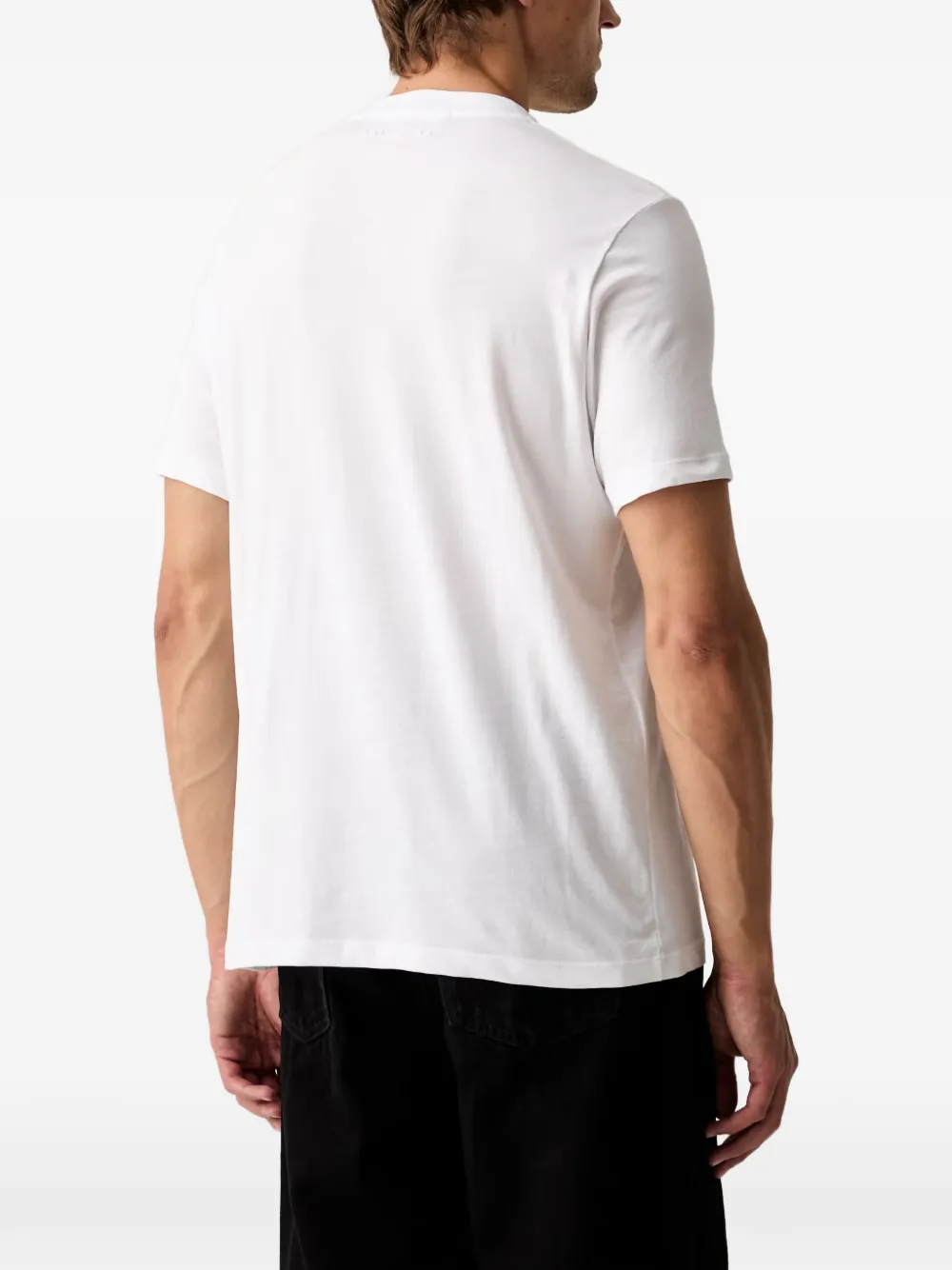 Karl Lagerfeld T-shirt met logopatch Wit