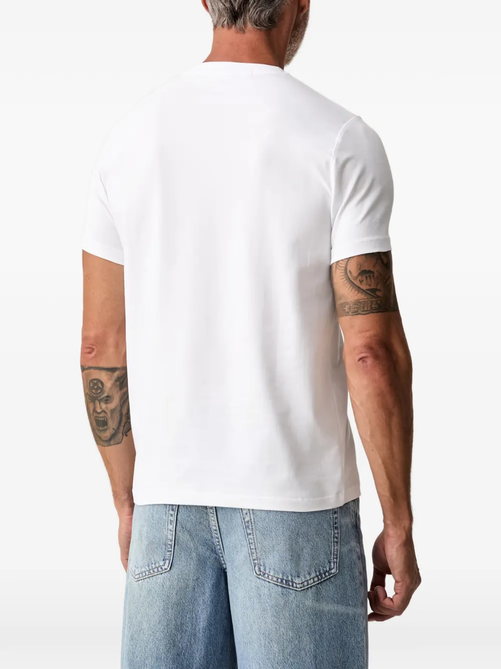 Karl Lagerfeld T-shirt met logoprint met ronde hals Wit
