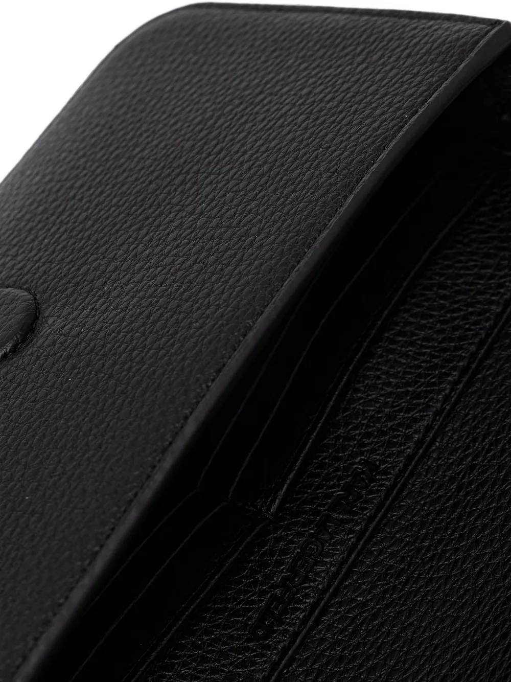 Karl Lagerfeld Crossbodytas met textuur en geborduurd logo Zwart