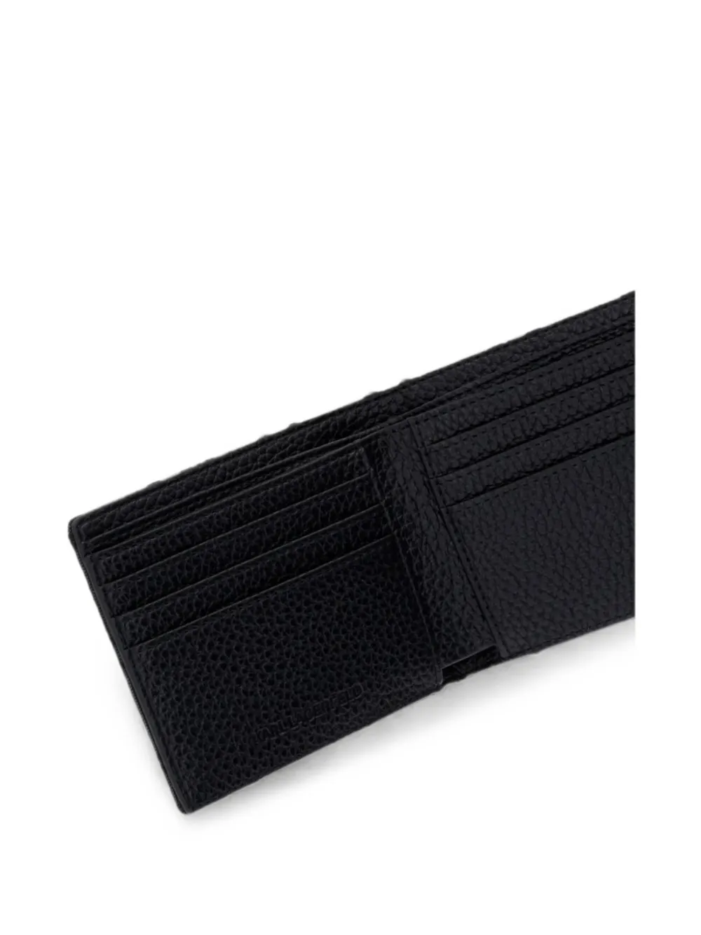 Karl Lagerfeld Portemonnee met monogramprint Zwart