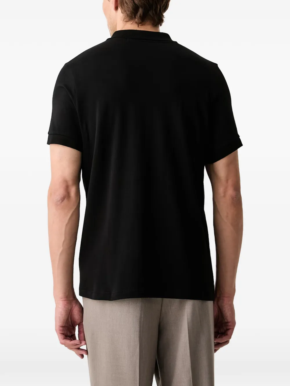 Karl Lagerfeld Poloshirt met logoprint Zwart