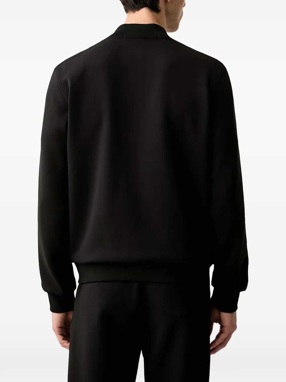 Karl Lagerfeld Vest met logo-band en rits Zwart