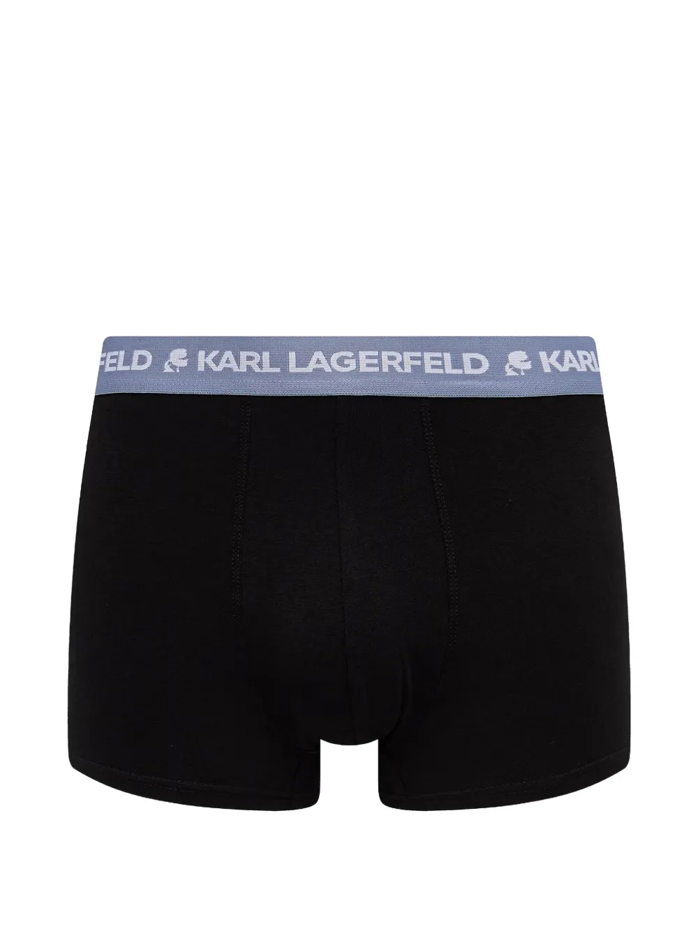 Karl Lagerfeld Set van vijf boxershorts met contrasterende tailleband Zwart