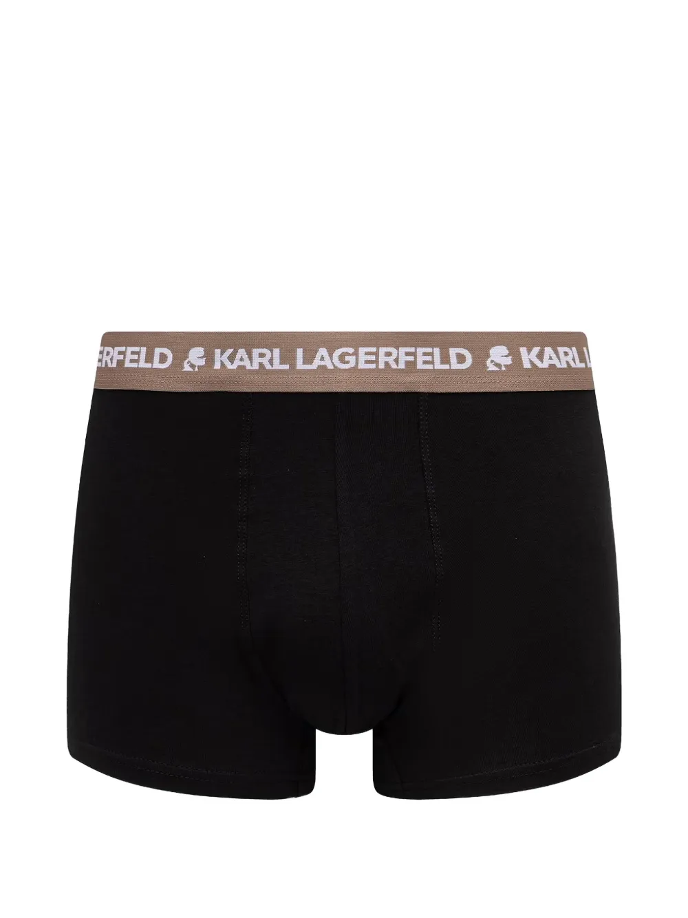 Karl Lagerfeld Set van vijf boxershorts met contrasterende tailleband Zwart