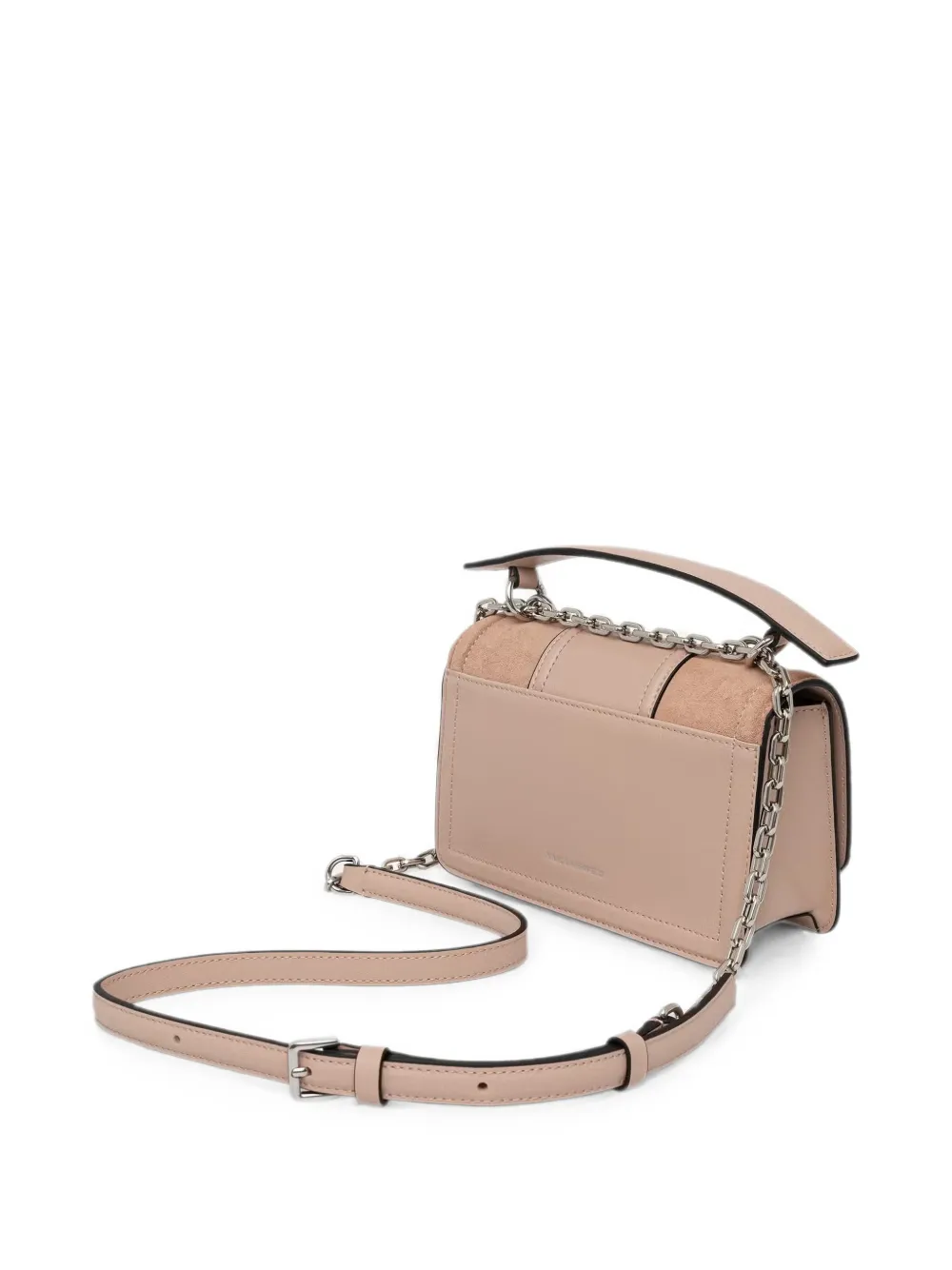 Karl Lagerfeld Suède leren schoudertas Beige