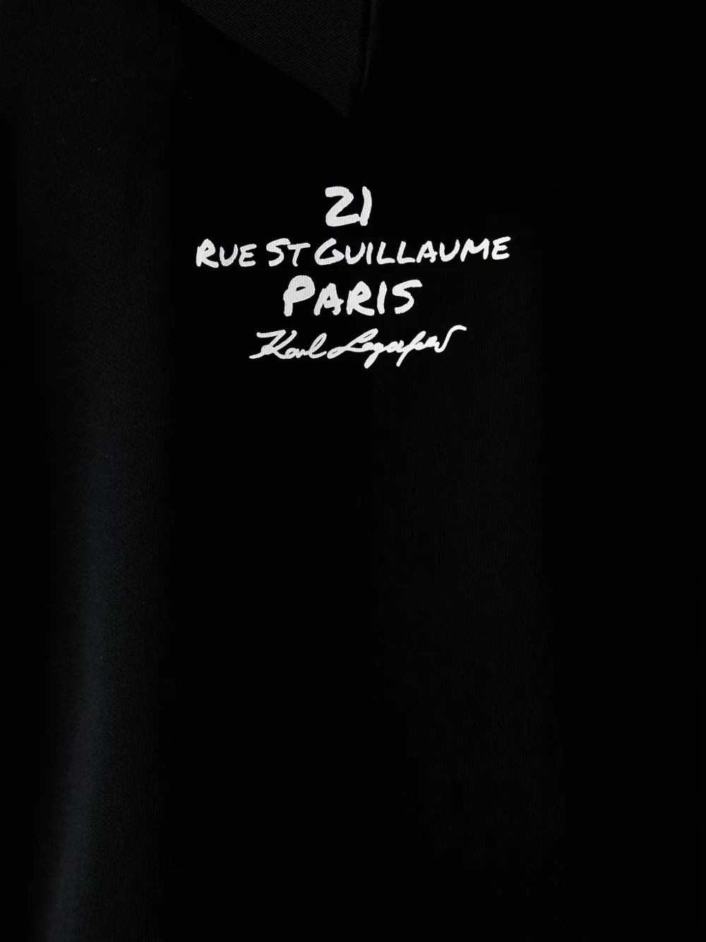 Karl Lagerfeld La Maison hoodie met grafische print Zwart