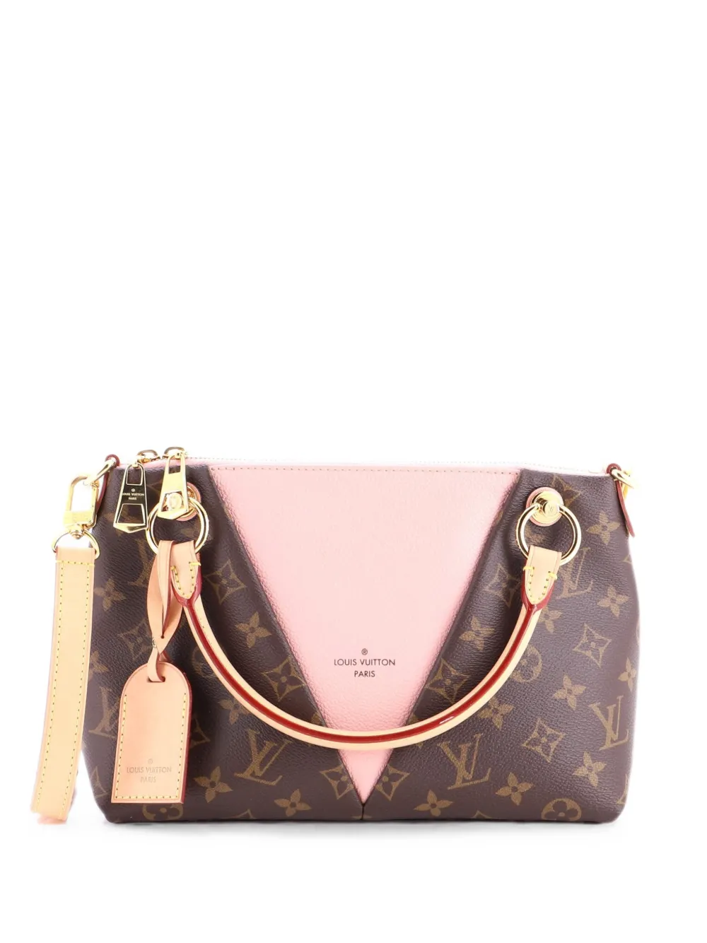 Louis Vuitton Pre-Owned V Monogram Canvas and Leather BB tote bag - Brown