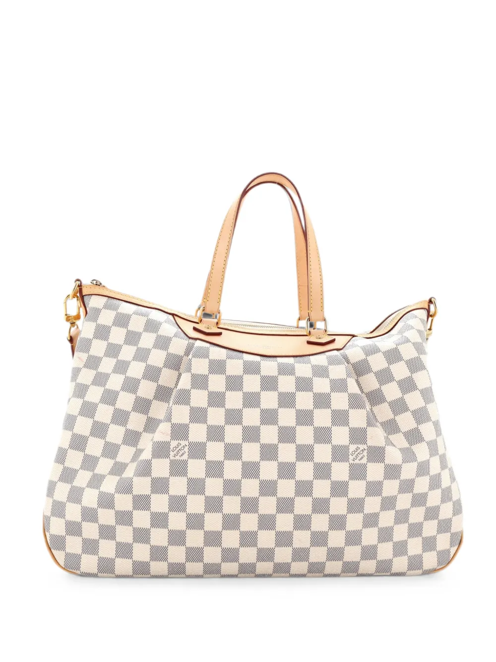 Louis Vuitton Pre-Owned Siracusa Handbag Damier GM shoulder bag - White