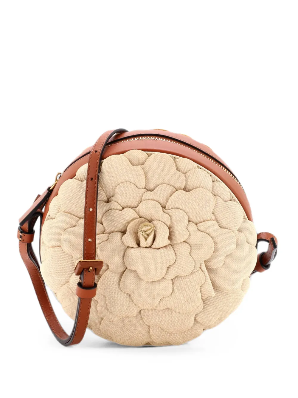 Valentino Garavani Pre-Owned Runde Atelier 03 Rose Edition Umhängetasche - Nude