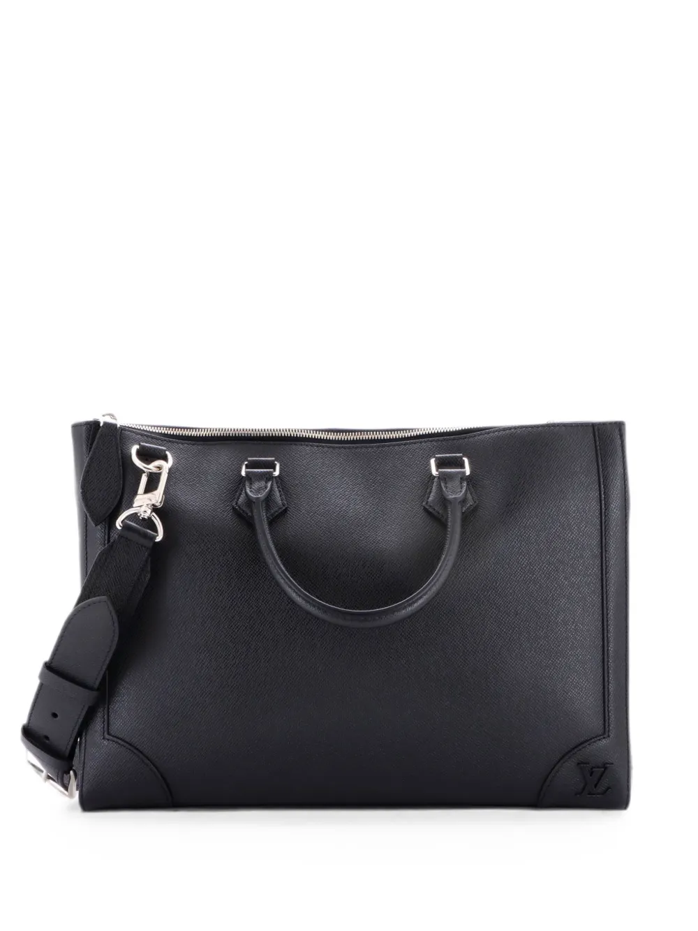 Louis Vuitton Pre-Owned Schmale Aktentasche aus Taiga-Leder - Schwarz