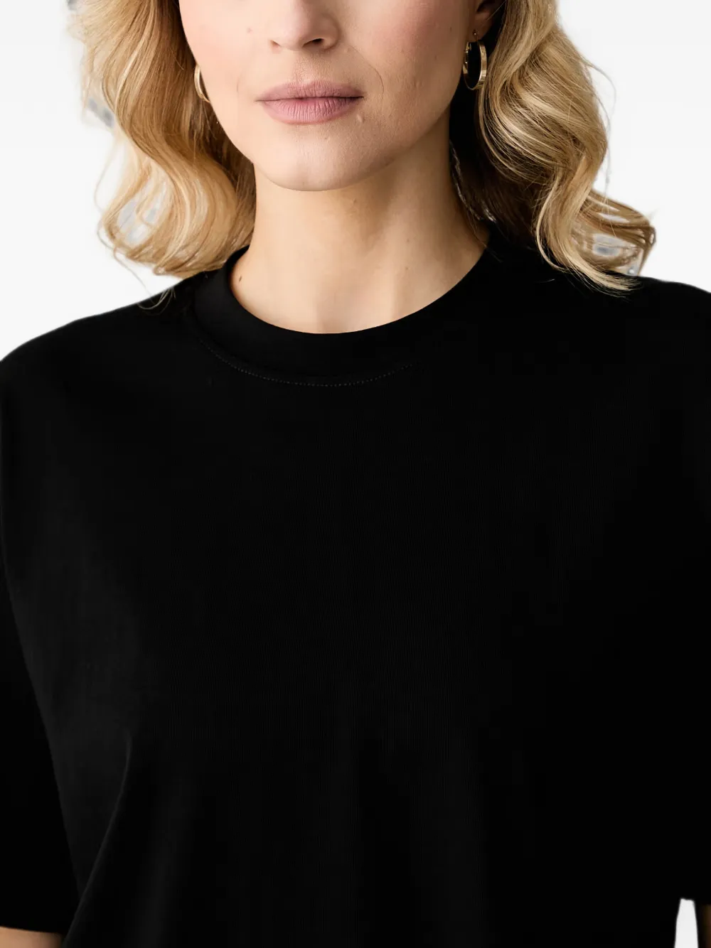 Karl Lagerfeld T-shirt verfraaid met kristallen Zwart
