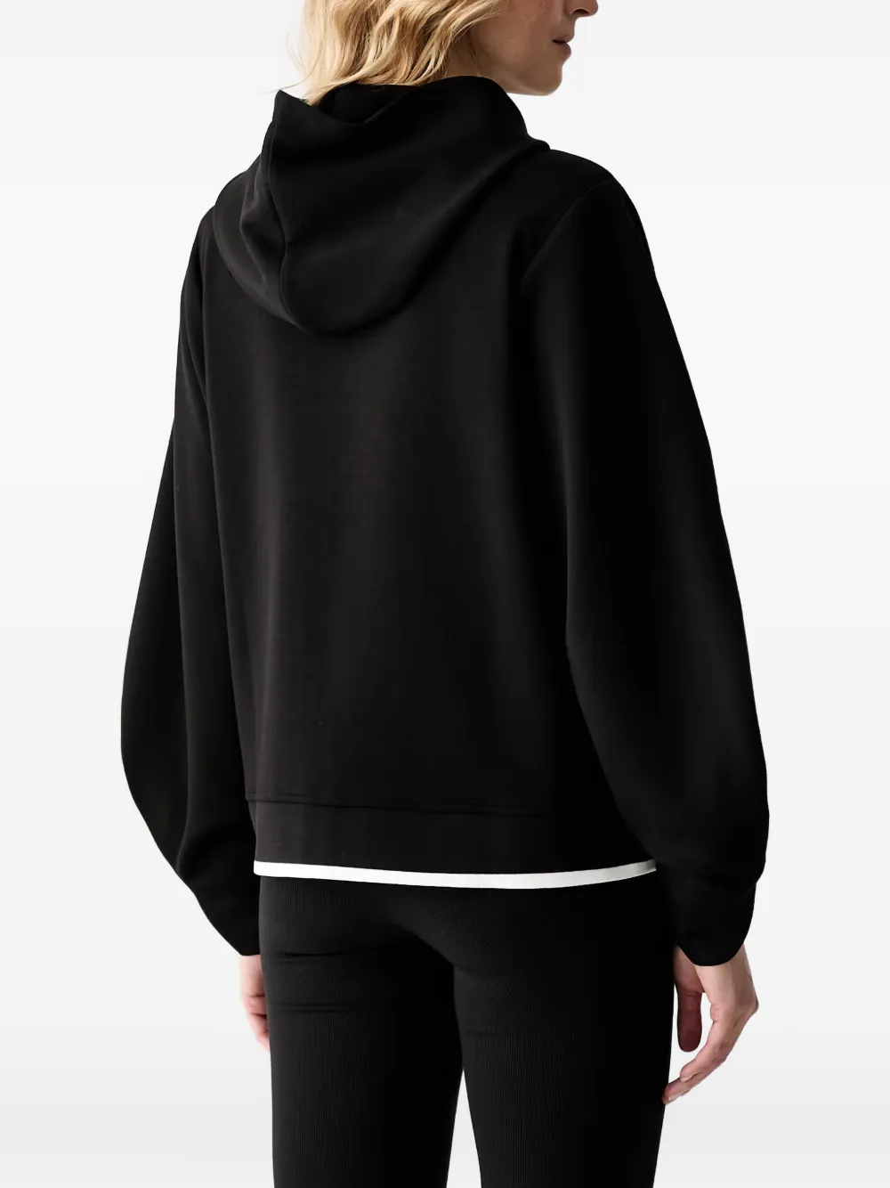 Karl Lagerfeld Rue St-Guillaume hoodie met rits Zwart
