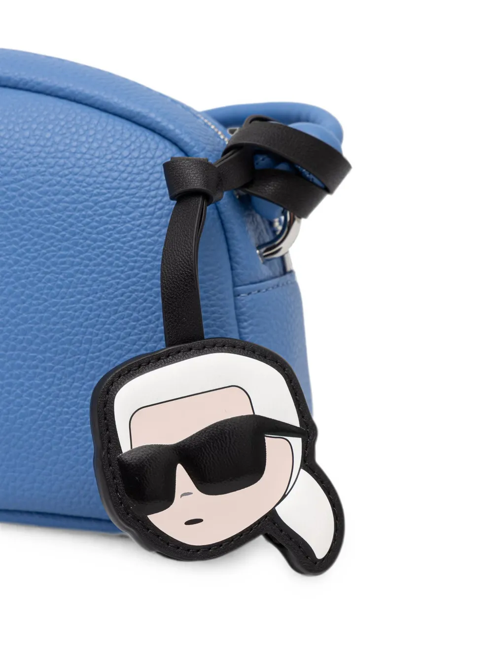 Karl Lagerfeld Crossbodytas met logoplakkaat Blauw