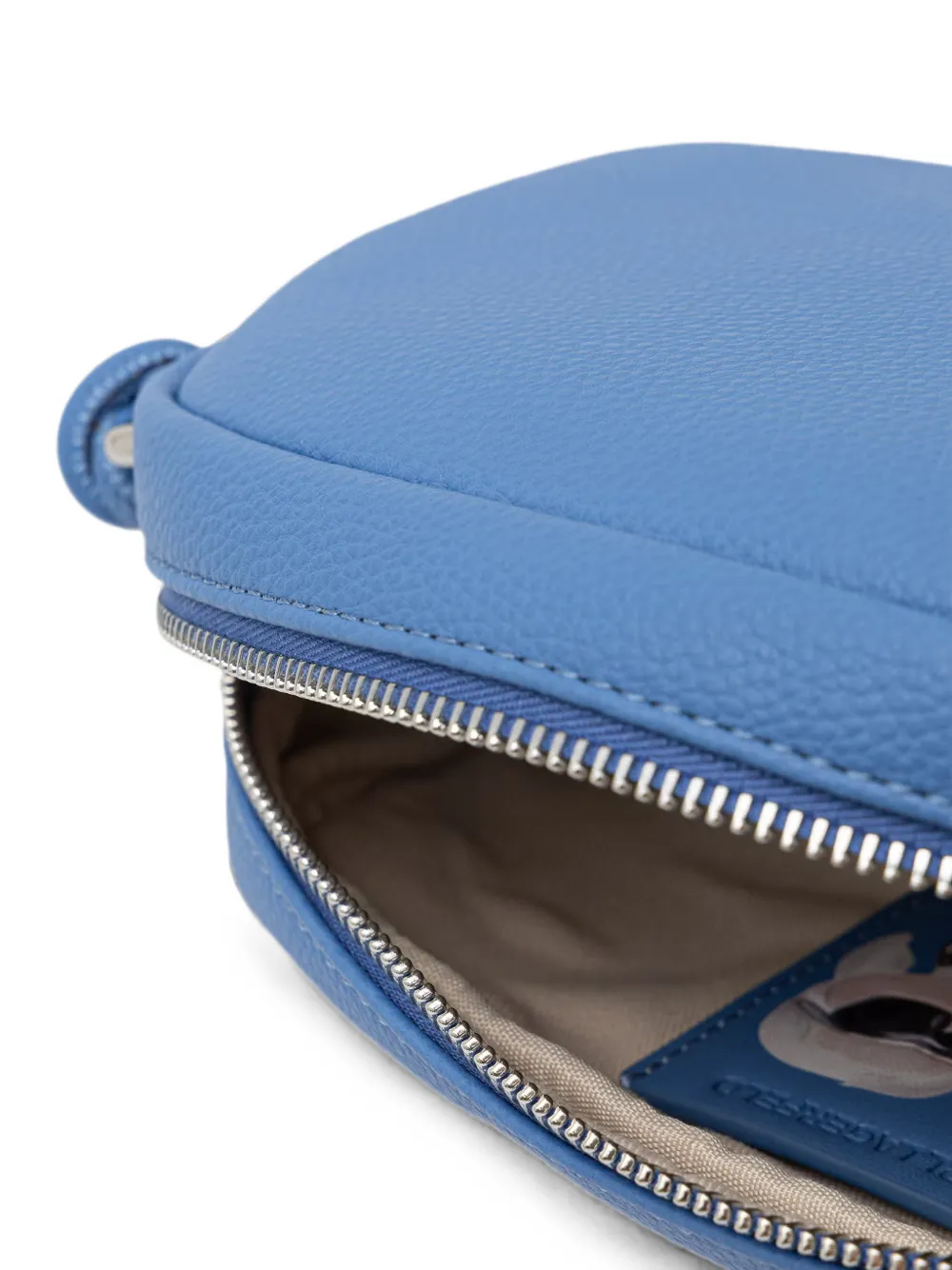 Karl Lagerfeld Crossbodytas met logoplakkaat Blauw