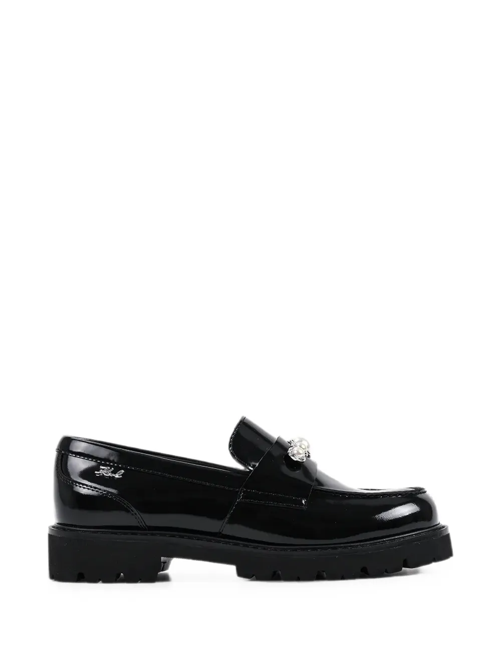 Karl Lagerfeld chunky-sole loafers - Nero