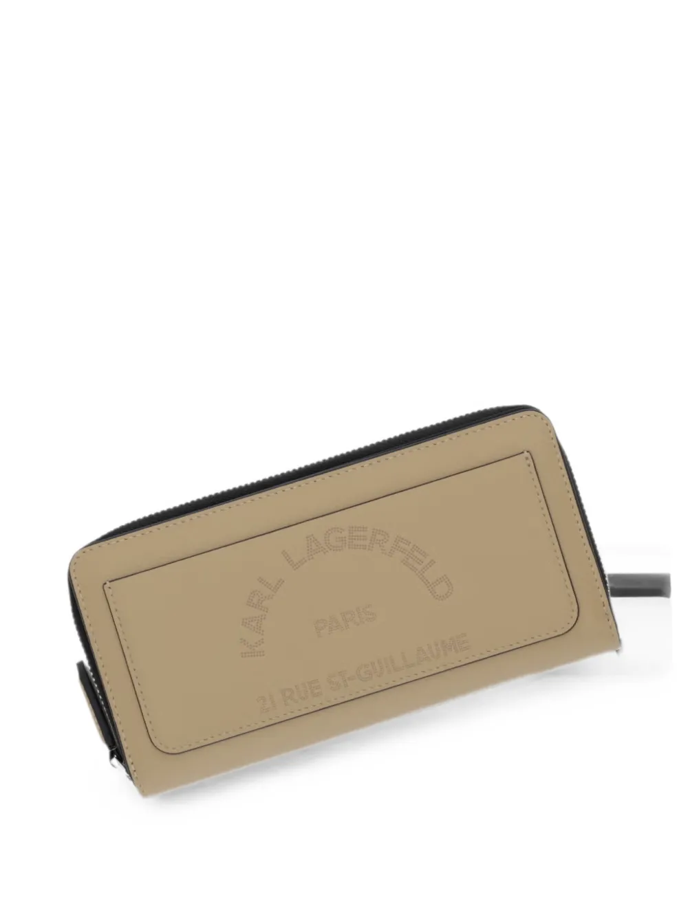 Karl Lagerfeld K Daily logoprint portemonnee Beige