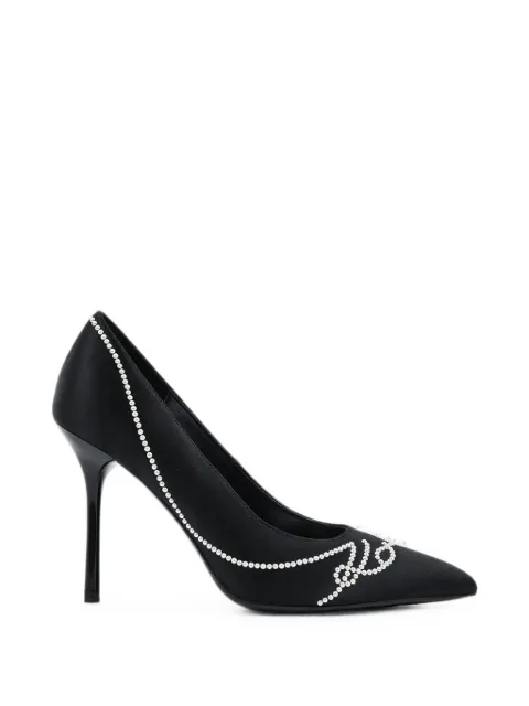 Karl Lagerfeld Sarabande faux-pearl embellished pumps