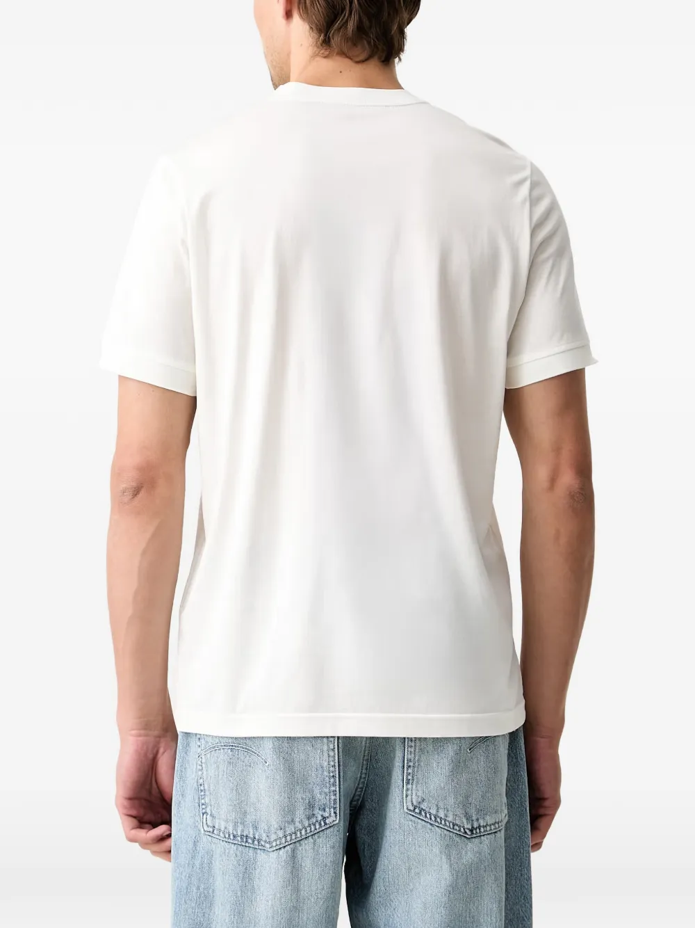 Karl Lagerfeld T-shirt met monogram-jacquard Wit