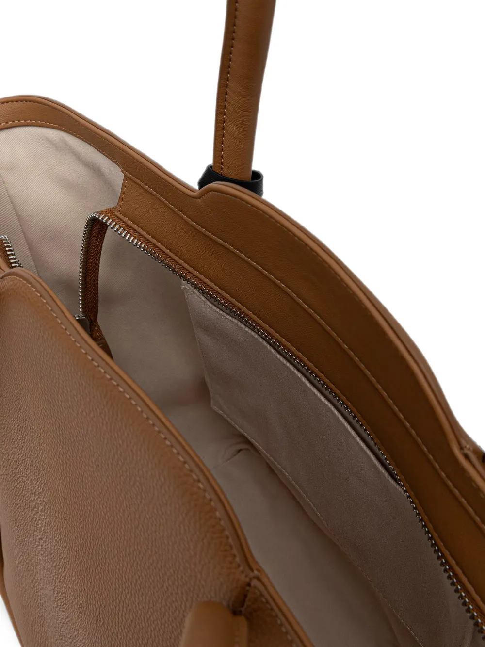 Karl Lagerfeld Shopper met logoplakkaat Bruin