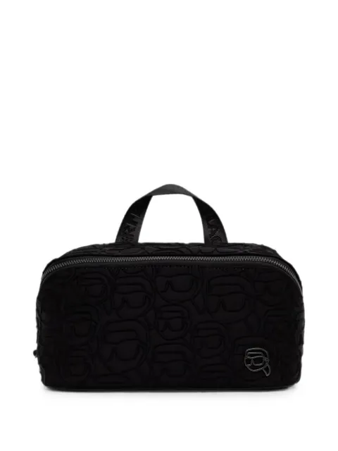Karl Lagerfeld estuche de maquillaje con logo